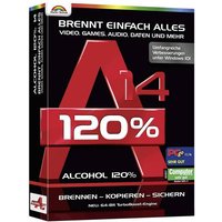 Markt & Technik Alcohol 120% Version 14 Vollversion, 1 Lizenz Windows Brenn-Software von Markt & Technik