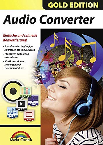 Markt & Technik Audio Converter Vollversion, 1 Lizenz Windows Musik-Software von Markt & Technik