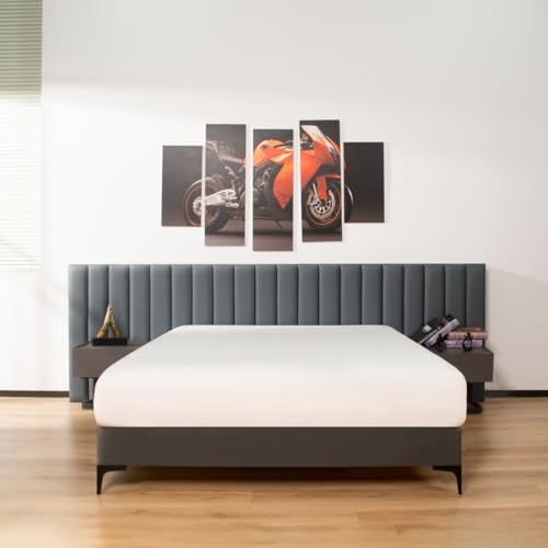 CertiPUR-US Queen-Size-Matratze, 25,4 cm, Gel-Memory-Schaum, mittelfest, Queen-Size-Matratzen, Bett in einer Box, kühlender Schlaf und Druckentlastung von Marktol