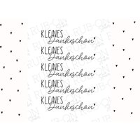 Rub-On Sticker Randlos „Kleines Dankeschön" Glänzend Und Leicht Erhaben A6 Schwarz Oder Weiß Rub-On Sticker Randlos „Kleines Dankeschön" Glänzend Und Leicht Erhaben A6 Schwarz Oder Weiß von Markuskreativ