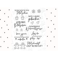 Rub-On Sticker Randlos „Nur Noch Ein Plätzchen" Glänzend Und Leicht Erhaben A6 Rub-On Sticker Randlos „Nur Noch Ein Plätzchen" Glänzend Und Leicht Erhaben A6 von Markuskreativ