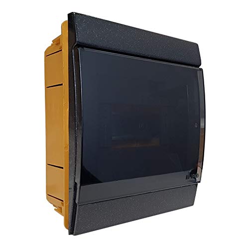 Unterputz Verteilerkasten IP40 4/7 Module Sicherungskasten Unterverteilung Unterverteiler schwarz Marlanvil 0902 von MARLANVIL