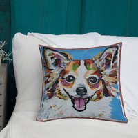 Pomeranian Kissen, Original Art Pet Portrait, Sofakissen, Geschenke Für Hundemama, Hundeliebhaber, Pom Owner, Kissen Mit Hund von MarleeImagines