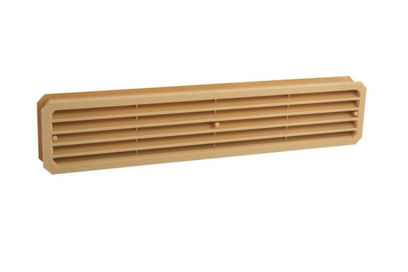 Marley Deutschland GmbH Lüftungsgitter Marley Türlüftungsgitter 452 x 92 mm, limba von Marley Deutschland GmbH