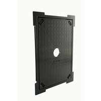 MARLEY Fliesenrahmen, Kunststoff (PVC), BxL: 23,9 cm x 34,1 cm - schwarz von Marley