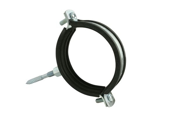 Marley HT-Rohrschelle DN 75 mit Gewindestift, 8x80 mm, schallgedämmt Marley HT-Rohrschelle DN 75 mit Gewindestift, 8x80 mm, schallgedämmt von Marley