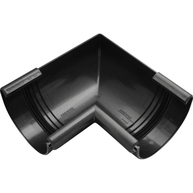 Marley Rinnenwinkel RG 100 innen Anthrazit-Metallic Halbrund von Marley