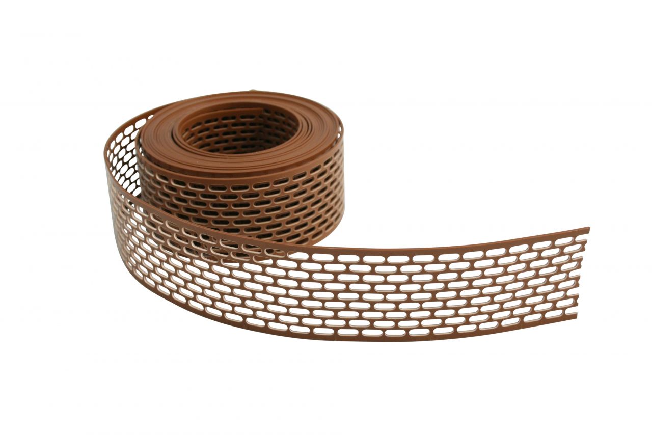 Marley Vogelschutz- und Lüftungsgitter 5 m x 80 mm rot von Marley