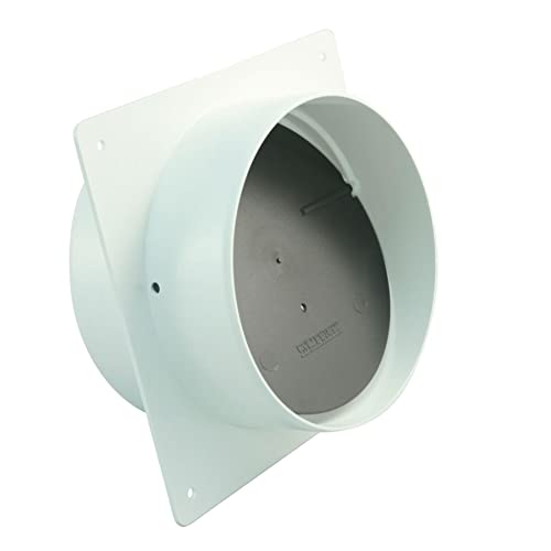 Maueranschlußstutzen RSKL 125 weiß m.Rückstauklappe, Ø125mm,wei Maueranschlußstutzen RSKL 125 weiß m.Rückstauklappe, Ø125mm,wei von Marley