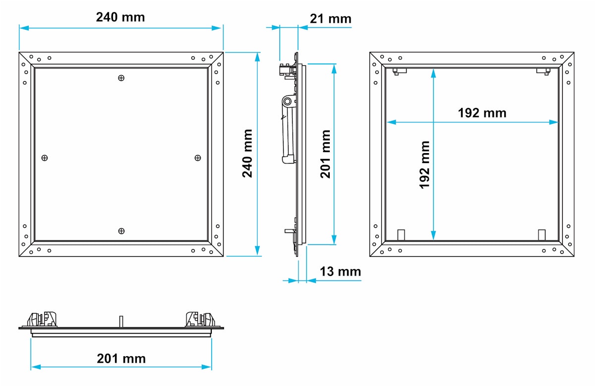 Revisionsklappe 200x200 AQUA von Marley