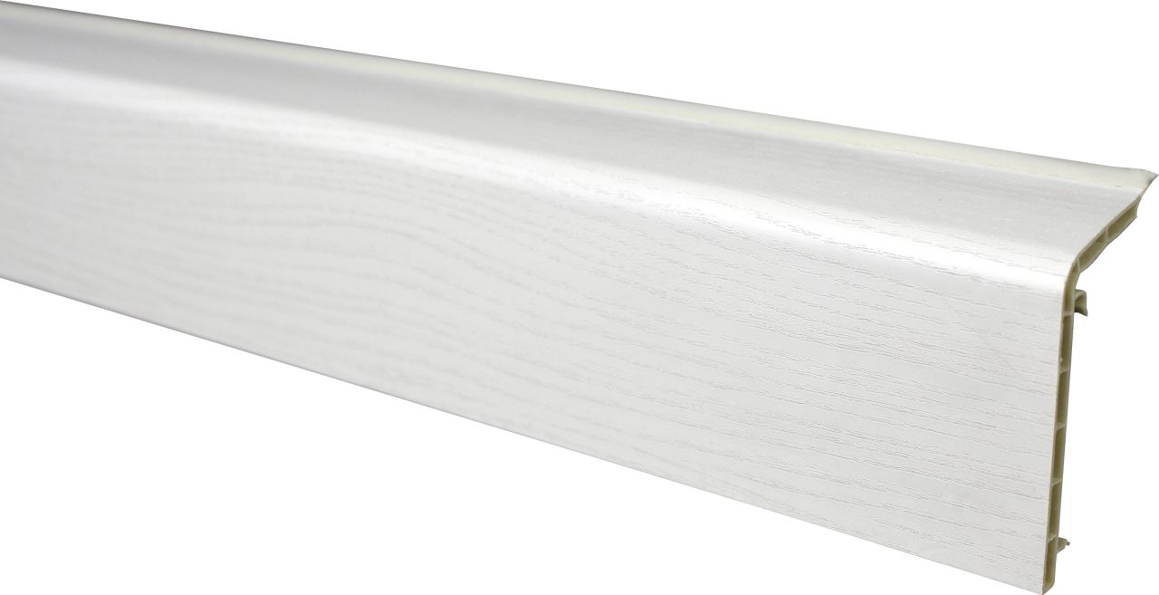 Sockelleiste mit Dichtlippe 2 m Esche-Weiß Sockelleiste mit Dichtlippe 2 m Esche-Weiß von Marley