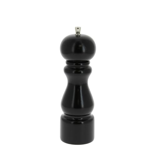 MARLUX S330.203333 Rumba Salzmühle, Holz, schwarz, 6,4 x 6,4 x 21 cm von Marlux