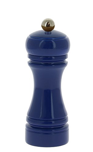 Marlux c045.144444 Mühle Kräuterkarussel Holz dunkelblau 4,8 x 4,8 x 14 cm von Marlux