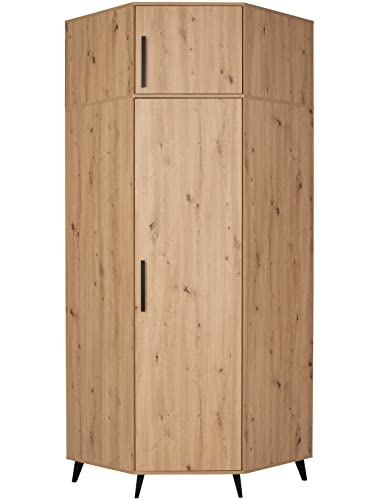 Marmex Kleiderschrank Holz Kommode Regal Sideboard Hochschrank 92x240 cm Arti 2 Eckschrank von Marmex Meble
