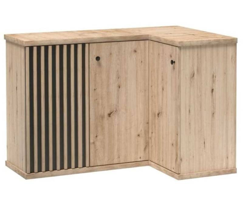 Marmex Möbel Eckkommode CALI 12 Eckkommode dreitürig mit Lamellen links/rechts montierbar Marmex Möbel Eckkommode CALI 12 Eckkommode dreitürig mit Lamellen links/rechts montierbar von Marmex Möbel