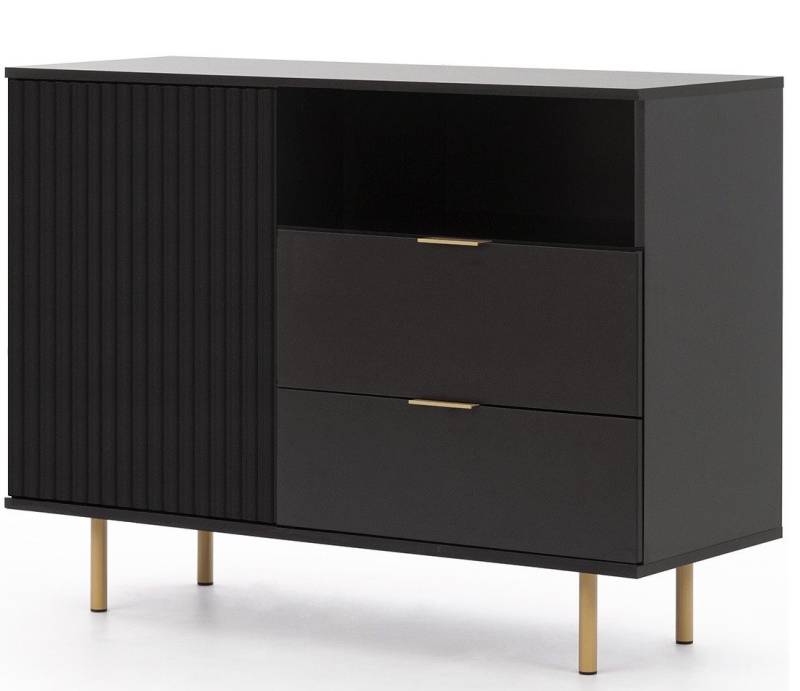 Marmex Möbel Kombikommode NUBIA 01 Moderne Kommode mit Schubladen Wohnzimmer von Marmex Möbel