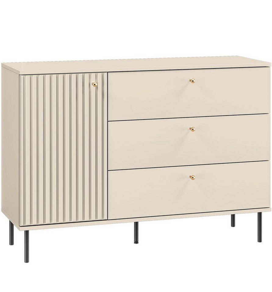 Marmex Möbel Kommode Sophie 05 Kaschmirfarbige Kommode Sideboard von Marmex Möbel