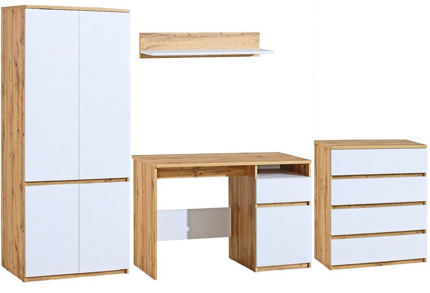 Marmex Möbel Mehrzweckschrank-Set ARCA SET 19 Kinderzimmer Jugendzimmer von Marmex Möbel