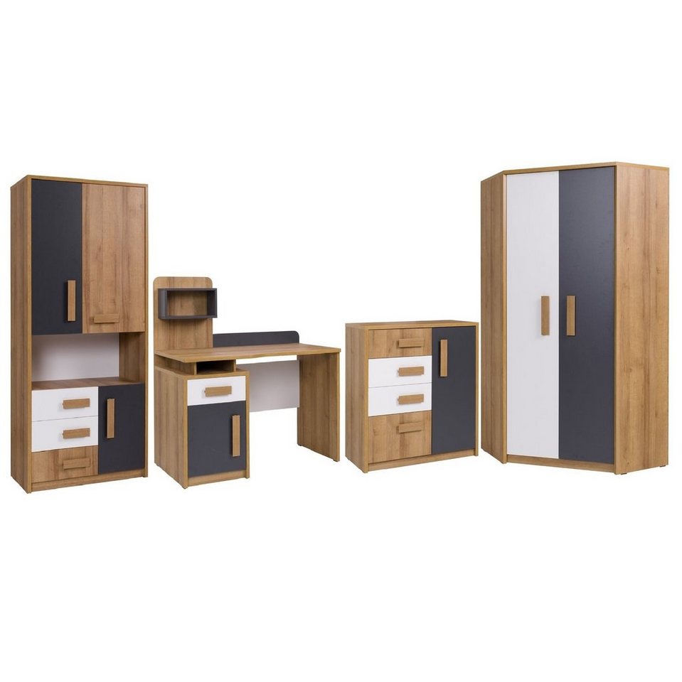 Marmex Möbel Mehrzweckschrank-Set Quatro SET A, (4-St) von Marmex Möbel