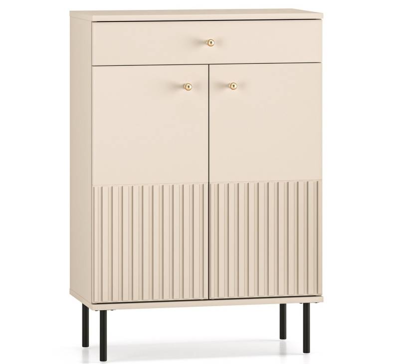 Marmex Möbel Schuhkommode SOPHIE 14 zweitüriger kleiner Schrank mit Schublade Flur Wohnzimmer von Marmex Möbel