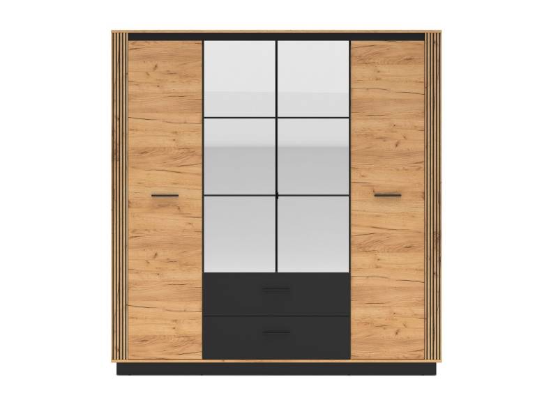 Marmex Möbel Spiegelschrank URSO 01 viertüriger Drehtürenschrank 200x210 Kleiderschrank von Marmex Möbel