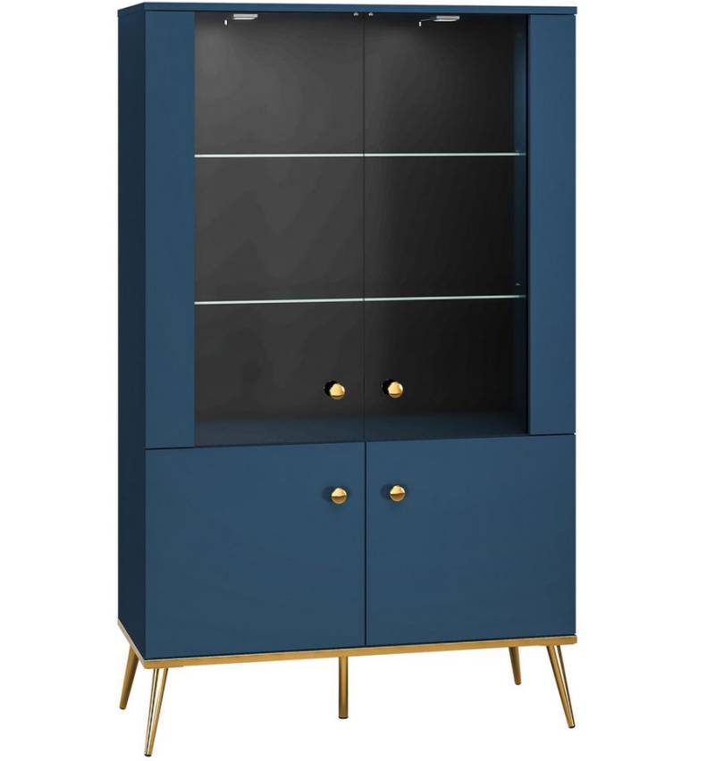 Marmex Möbel Vitrine MARINE 02 breite viertürige Glasvitrine Wohnzimmer Schlafzimmer Marmex Möbel Vitrine MARINE 02 breite viertürige Glasvitrine Wohnzimmer Schlafzimmer von Marmex Möbel