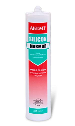 Akemi Marmorsilikon - 310 ml - distelgrau Struktur von Marmorsilikon