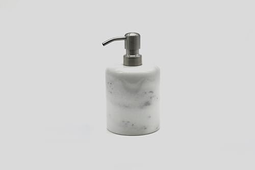 Marmor Seifenspender (weiß) von Marmortrend Sehnsucht nach Einzigartigkeit