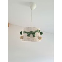 Dinosaurier Kinderzimmer Lampenschirm Boho Makramee Licht Dinosaurier Kinderzimmer Lampenschirm Boho Makramee Licht von MarmysFeltStudio