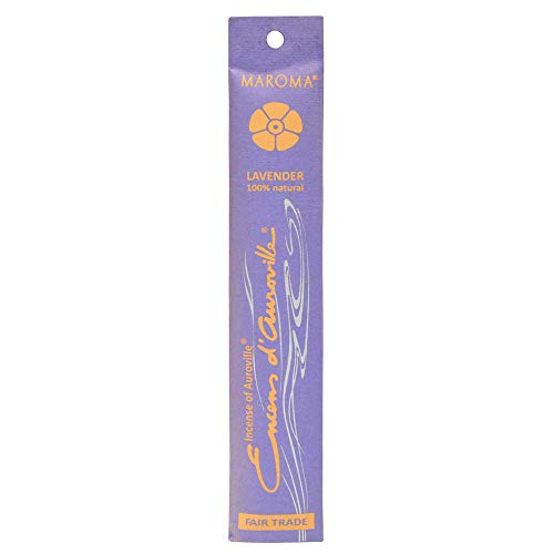 Maroma, Encens d'Auroville Räucherstäbchen, Lavendel, 10 Stück von Maroma