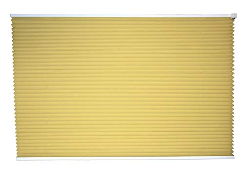 Maron Plissee SIMPLEX Falt-Rollo 100 x 160 cm, gelb von Maron