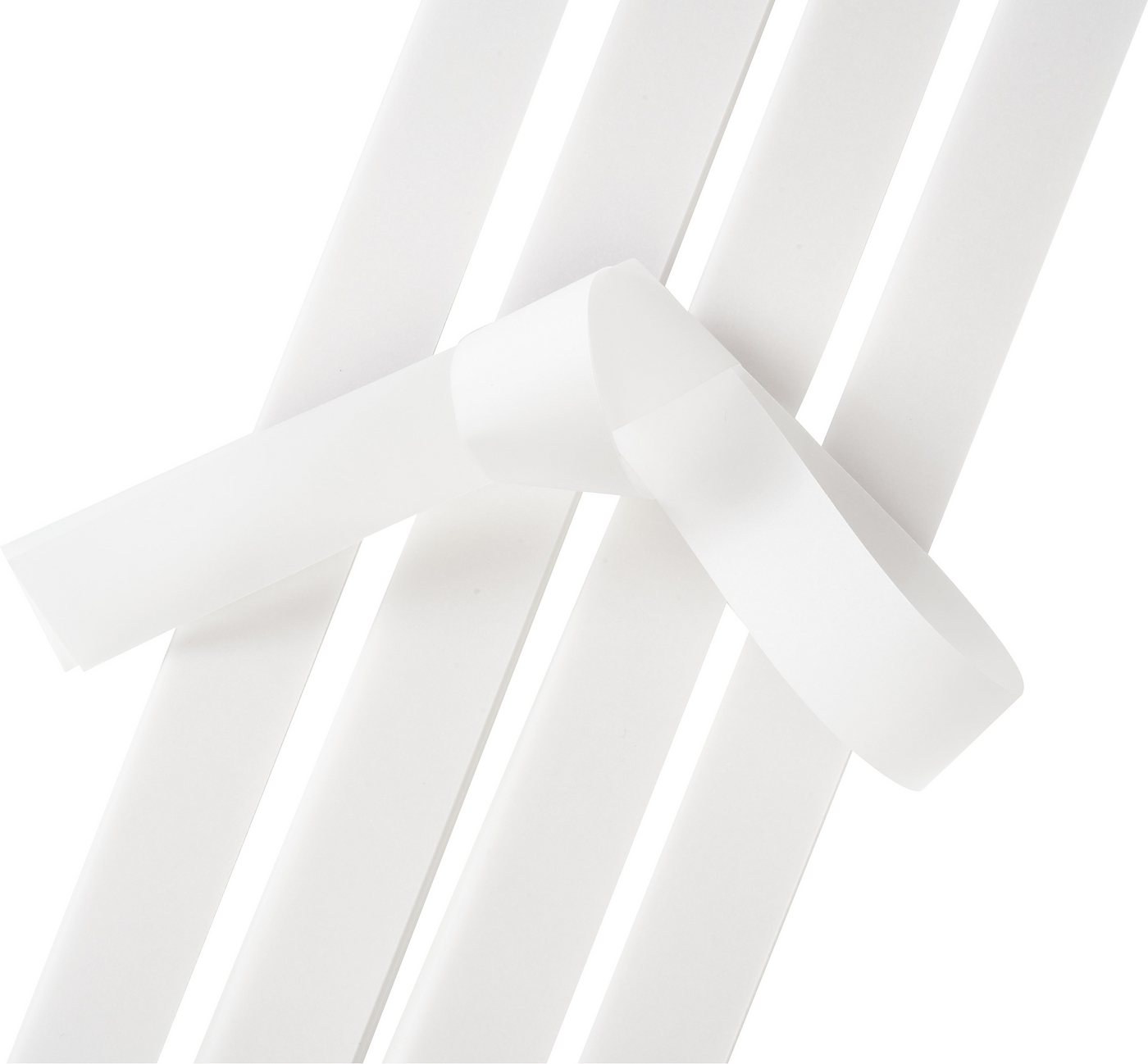 MarpaJansen Papiersterne Transparentpapierstreifen Weiß, 60 Stück von MarpaJansen