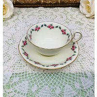 Aynsley Teetasse Mit Untertasse Um 1905-1925 von MarquisTreasures