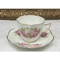 Clare Porzellan Teetasse Mit Untertasse Clare Porzellan Teetasse Mit Untertasse von MarquisTreasures