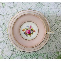 E B Foley Teetasse Mit Untertasse Circa 1948-1963 von MarquisTreasures