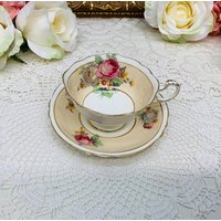 Paragon Double Warranted Teetasse Mit Untertasse Circa 1939-1949 von MarquisTreasures