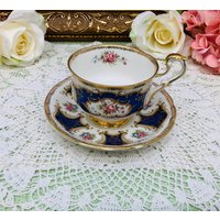 Paragon Handbemalte Teetasse Mit Untertasse Um 1960 von MarquisTreasures