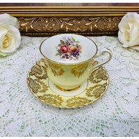Paragon Teetasse Mit Untertasse Circa 1960-1963 von MarquisTreasures