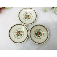 Rare 1930's Royal Doulton Beaconfield Set Mit 3 Kleinen Untertassen von MarquisTreasures