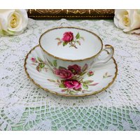 Royal Adderley Teetasse Mit Untertasse, Um 1950-1962 von MarquisTreasures