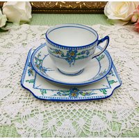 Salisbury Teetasse Und Untertasse Mit Kuchenteller von MarquisTreasures