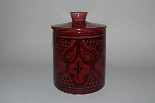 Marokkanisch Orientalische Dose Keramik Zucker Nüsse Tee von Marrakech Accessoires