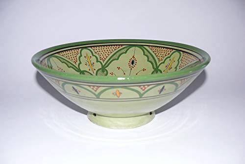 Marokkanische Orientalische Keramik Schüssel Obst Salat Müsli Ø 30 cm von Marrakech Accessoires