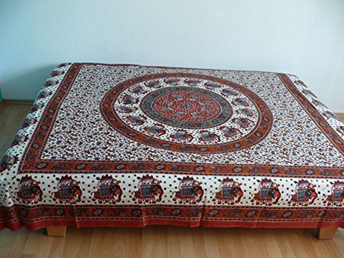 Marrakech Accessoires Orientalische Tagesdecke Bettüberwurf Sofaüberwurf Überwurf Plaid Indien von Marrakech Accessoires