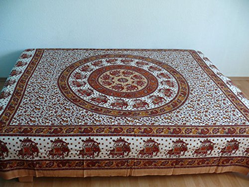 Marrakech Accessoires Orientalische Tagesdecke Bettüberwurf Sofaüberwurf Überwurf Plaid Indien von Marrakech Accessoires
