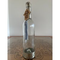 Handgemachte Vintage Recycling Flaschen Mit Kaktus Seide Tussle von MarrakechBazaarUK