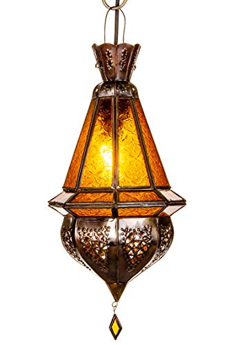 Marrakesch Orient & Mediterran Interior Deckenlampe Moulay Orange 45cm | Orientalische Lampe aus Glas Metall Marrakesch Orient & Mediterran Interior Deckenlampe Moulay Orange 45cm | Orientalische Lampe aus Glas Metall von Marrakesch Orient & Mediterran Interior