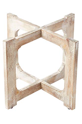 Klapptisch Untergestell Cadiz Weiß 60cm | klappbarer Tablettständer aus massivem Holz | handgefertigtes Untergestell mit Moucharabia Muster | orientalischer Tabletttisch Shabby Weiß Klapptisch Untergestell Cadiz Weiß 60cm | klappbarer Tablettständer aus massivem Holz | handgefertigtes Untergestell mit Moucharabia Muster | orientalischer Tabletttisch Shabby Weiß von Marrakesch Orient & Mediterran Interior