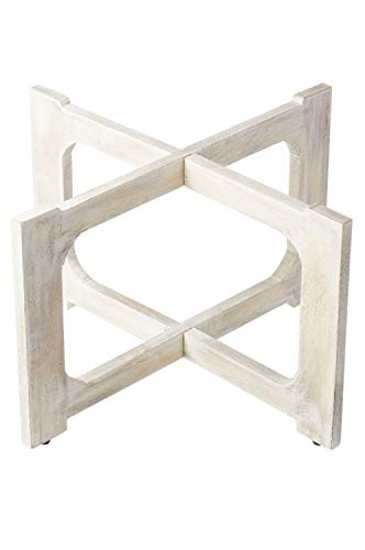 Klapptisch Untergestell Cadiz Weiß 80cm | klappbarer Tablettständer aus massivem Holz | handgefertigtes Untergestell mit Moucharabia Muster | orientalischer Tabletttisch Shabby Weiß Klapptisch Untergestell Cadiz Weiß 80cm | klappbarer Tablettständer aus massivem Holz | handgefertigtes Untergestell mit Moucharabia Muster | orientalischer Tabletttisch Shabby Weiß von Marrakesch Orient & Mediterran Interior