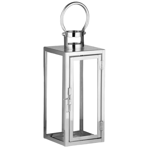 MARRAKESCH Laterne aus rostfreien Edelstahl & Glas Marra klar 30cm | orientalisches Windlicht | Glaslaterne für innen | Marokkanisches Gartenwindlicht für draußen als Gartenlaterne MARRAKESCH Laterne aus rostfreien Edelstahl & Glas Marra klar 30cm | orientalisches Windlicht | Glaslaterne für innen | Marokkanisches Gartenwindlicht für draußen als Gartenlaterne von Marrakesch Orient & Mediterran Interior
